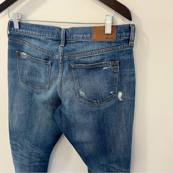 Madewell The High-Rise Slim Crop Boyjean: Knee-Rip Edition size 27 - Picture 10 of 15